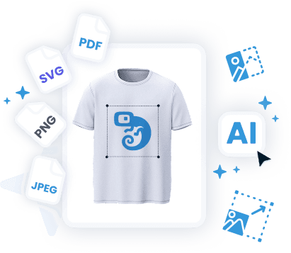 Chamevo AI image tools showing upload, background removal, and text-to-image generation