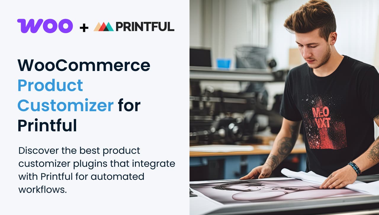 printful woocommere product customizer